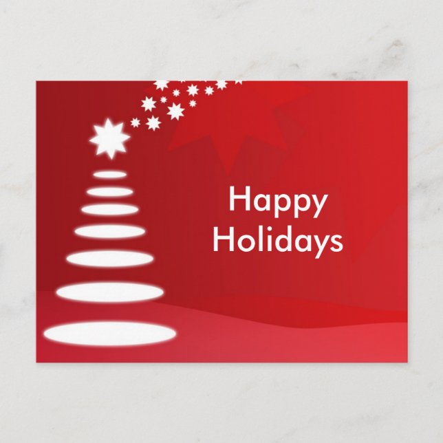 Vagnkort-Glad helg-jul Helg Vykort (Framsida)