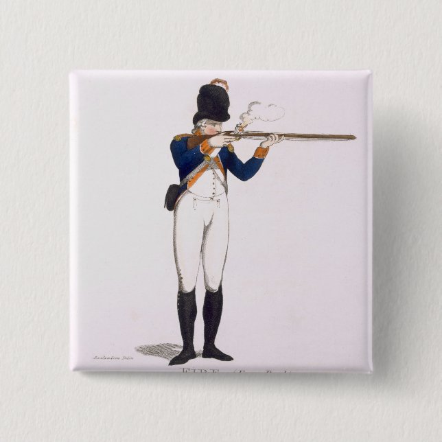 Vagnshästvolontären, pläterar 49 från 'lojala knapp (Framsida)