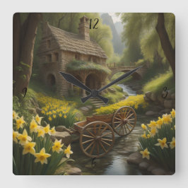 Vagnshjulets väggklocka för Personlig av Anpassnin