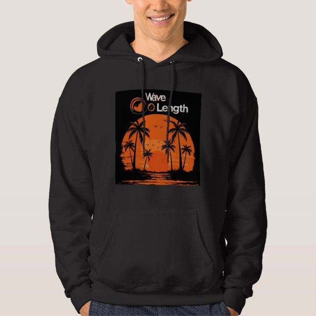 Vågor Hoodie (Framsida)
