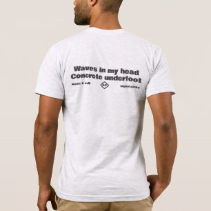 Vågor i mitt huvud Betong under fötterna Mikro-dik T Shirt