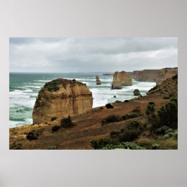 Vågor mot tid – Great Ocean Road Poster