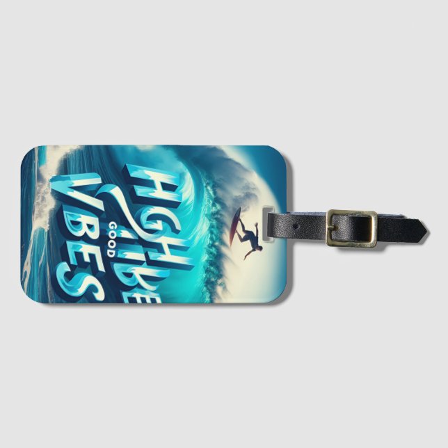 Vågor & Wanderlust Kollektion Bagagebricka (Framsida horisontal)