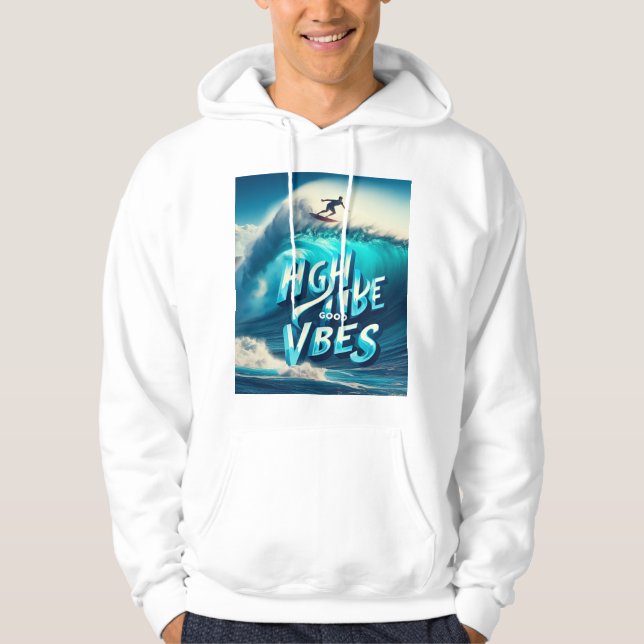 Vågor & Wanderlust Kollektion Hoodie (Framsida)