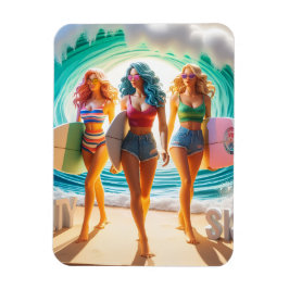 Vågor & Wanderlust Kollektion Magnet