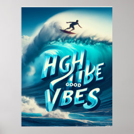 Vågor & Wanderlust Kollektion Poster