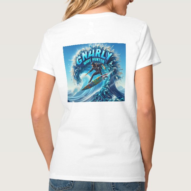 Vågor & Wanderlust Kollektion T Shirt (Baksida)