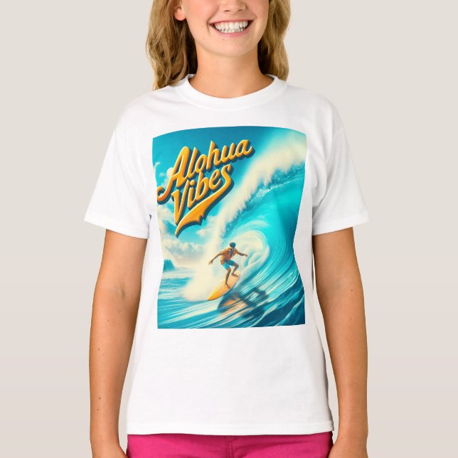 Vågor & Wanderlust Kollektion T Shirt (Framsida)