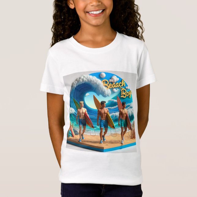 Vågor & Wanderlust Kollektion T Shirt (Framsida)