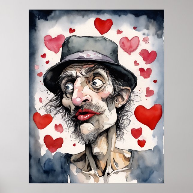Vagrant Valentine - Art Print Poster (Framsidan)