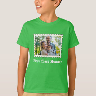 Vågrät av första klassens Mamma, bästa Mamma-anpas T Shirt