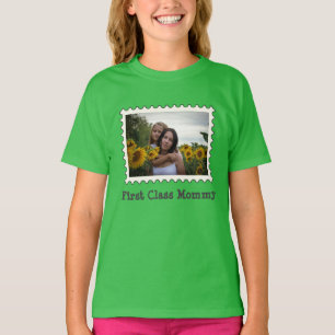Vågrät av första klassens Mamma, bästa Mamma-anpas T Shirt