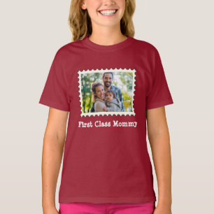 Vågrät av första klassens Mamma, bästa Mamma-anpas T Shirt