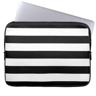 Vågrät Black and White Rand Laptop Sleeve