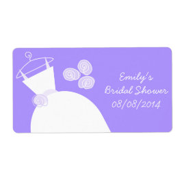 vågrät bröllop Gown Lila Möhippa  Fraktsedel