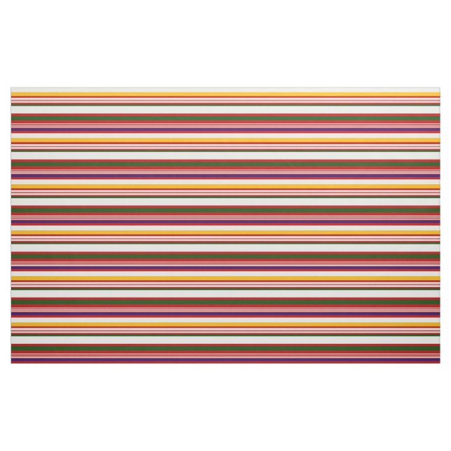 Vågrät Candy Rand (medelhög ) Tyg (Fat Quarter)