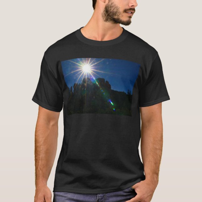 Vågrät Cathedral Sten Vortex Tee Shirt (Framsida)