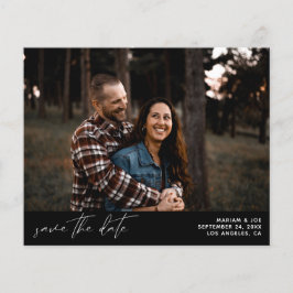 Vågrät Chic för budgetläge - foto Spara datum B Flygblad