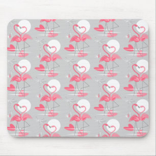 Vågrät Flamingo Kärlek Tiled mousepad Musmatta