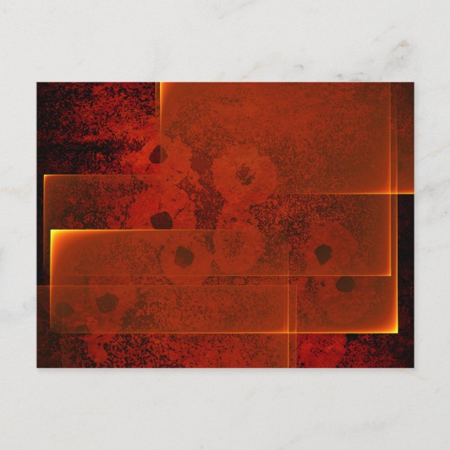 vågrät för abstrakt i liggande liggande  vykort (Framsida)