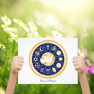 Vågrät för fredsfoto fototryck