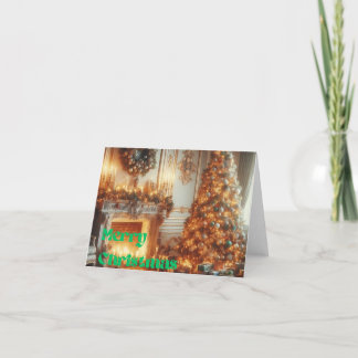 Vågrät för julkort helgkort