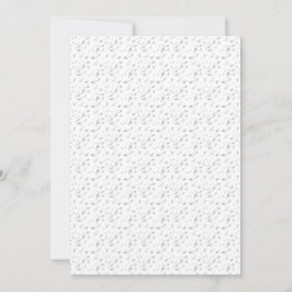 Vågrät, Grått Cloud Inbjudningar