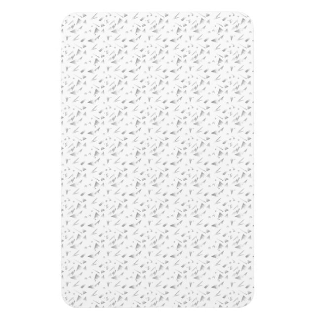 Vågrät, Grått Cloud Magnet (Vertikal)