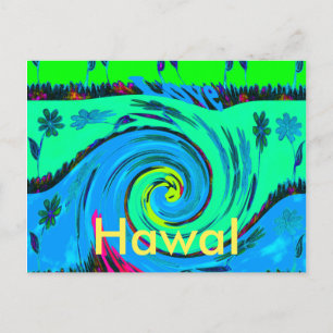 Vågrät Hawaii Postcard-mall Vykort