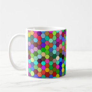 Vågrät Hexagons 11oz Mugg