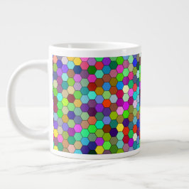 Vågrät Hexagons 20oz Mugg Jumbo Mugg
