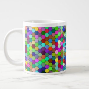 Vågrät Hexagons 20oz Mugg Jumbo Mugg