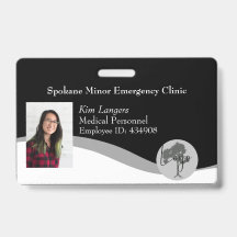 Vågrät-ID Lanyard Badge Business Medie