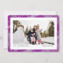 Vågrät Minimal Pput One Photo Lila