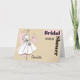 vågrät mode Bride Neutralt Möhippa Inbjudan