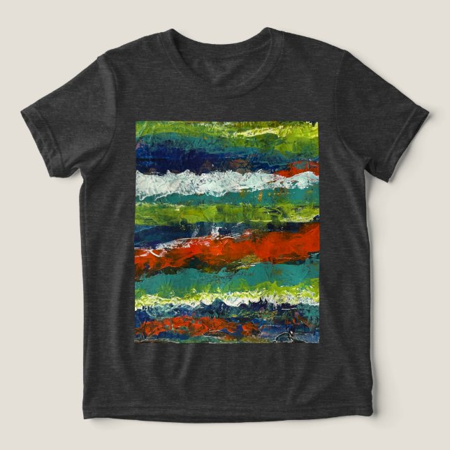 vågrät mönster t shirt (Design Framsida)