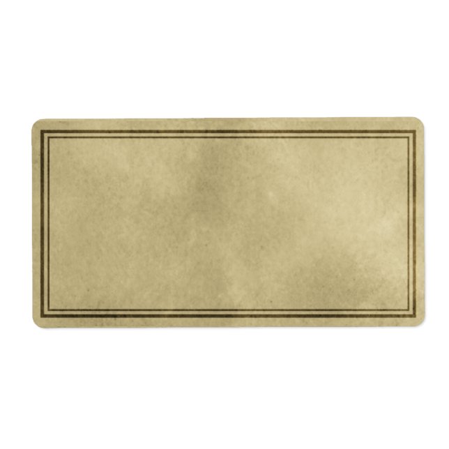 Vågrät Oformaterad tilläggsetikett Fraktsedel (Framsidan)