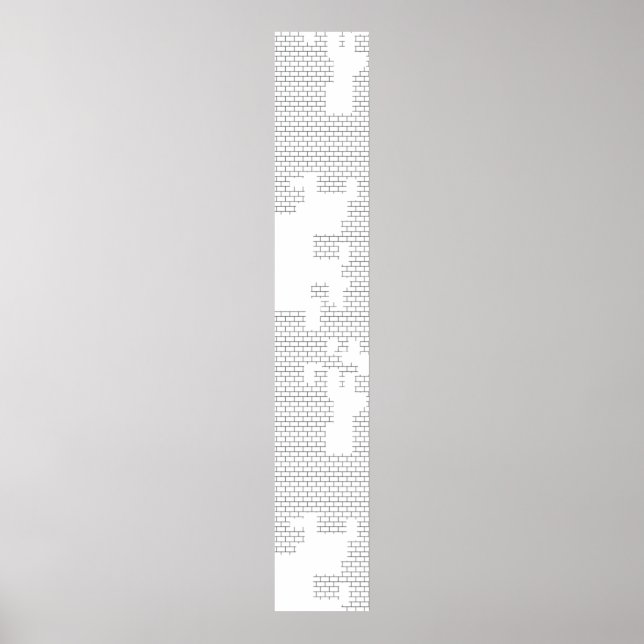 Vågrät, porslin, seashell-edestaltecken poster (Framsidan)