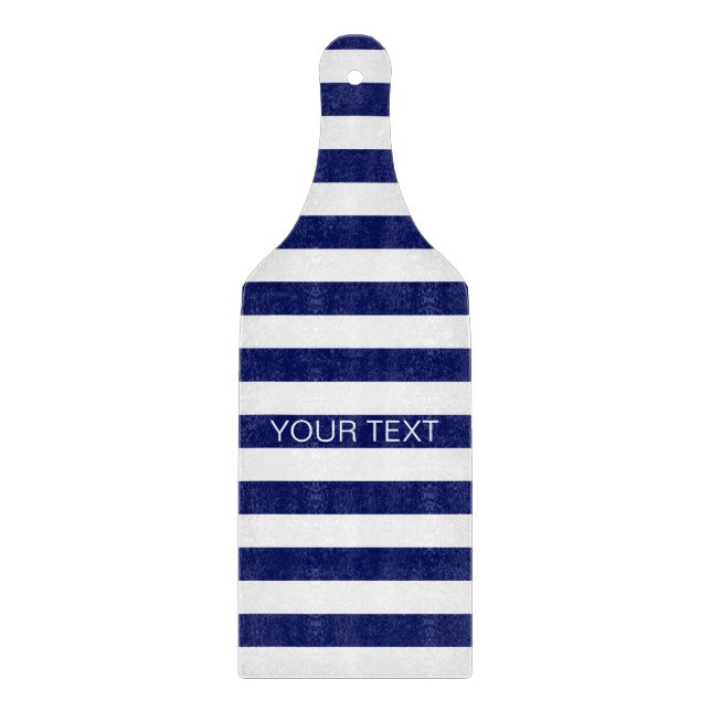 Vågrät Preppy Rand Namn Monogram (Framsidan)