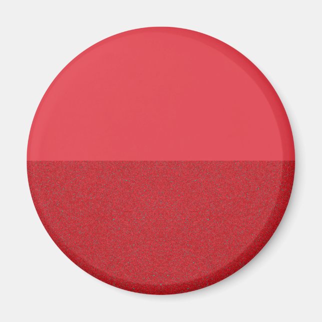 Vågrät Split-Struktur Tomato Red Magnet Anpassning (Framsidan)