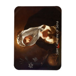 Vågrät St. Catherine of Siena (Franceschini) Magnet