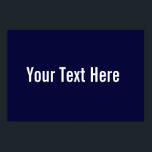 Vågrät Text här Anpassningsbar - marint blått Post Poster<br><div class="desc">Den här produkten är enkel att anpassa - ändra bara texten under avsnittet "Anpassa den" ovan. Det finns fler anpassningsalternativ,  t.ex. teckensnitt stilar,  färg och andra redigeringsalternativ,  när du klickar på knappen "Anpassa" ovan.</div>
