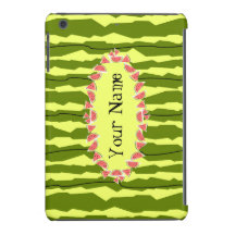 Vågrät Watermelon Rand oval "Namn"