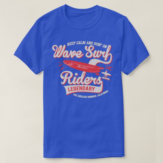 Vågräta Surfor T Shirt (Design framsida)