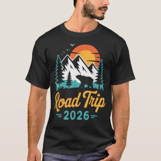 Vägresa 2026 Familj Vän Semester Resa T Shirt