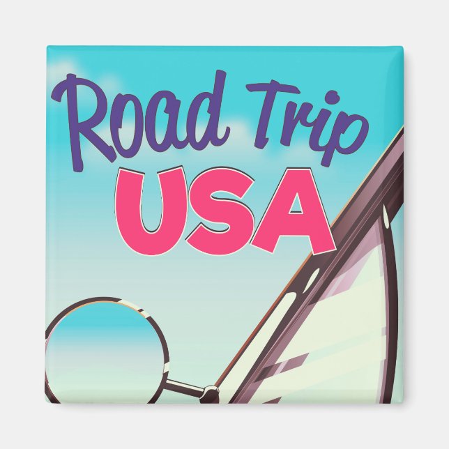Vägresa USA Magnet (Framsidan)