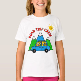 Vägreseskådespelare Barn Resa Teckning T Shirt