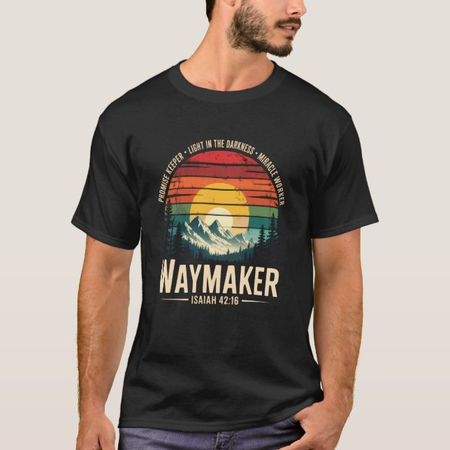 Vägskapande T-shirt Löftesuppfyllare Mirakelarbeta (Framsida)