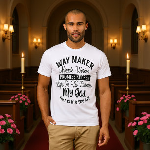 Vägskapare Löftesuppfyllare Ljus Mörker Tillbedjan T Shirt