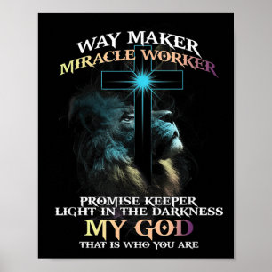 Vägskapare Mirakelarbetare Löfteshållare Ljus I Mö Poster